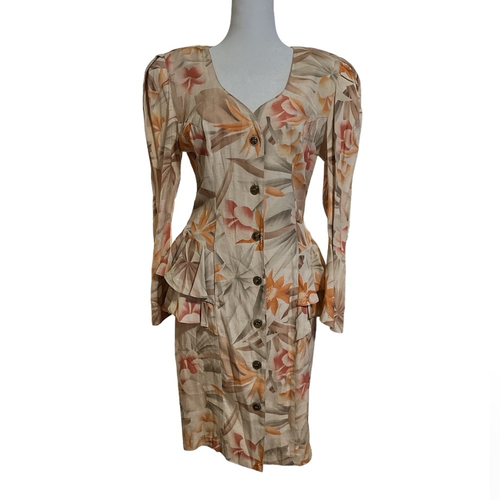 Young Edwardian Vintage 80s Floral Dress